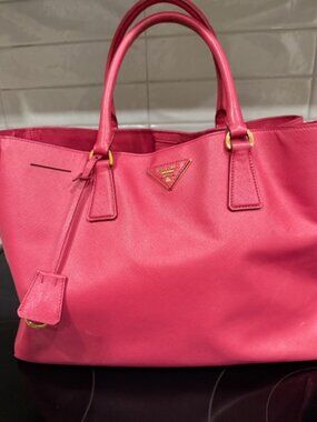 PRADA leather tote